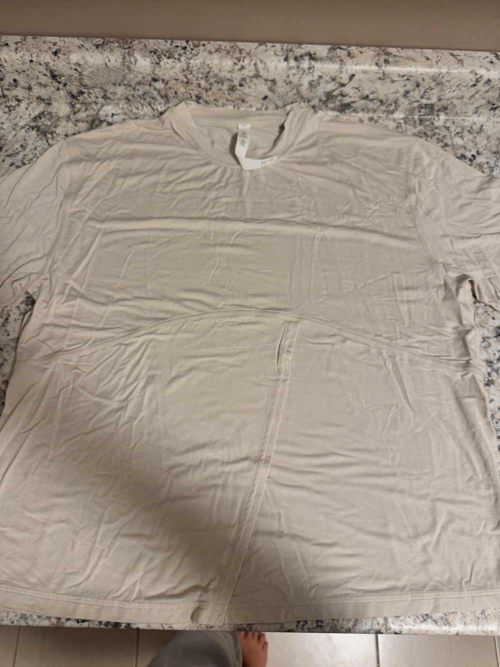 lululemon athletica Short Sleeve Tee in Light Beige